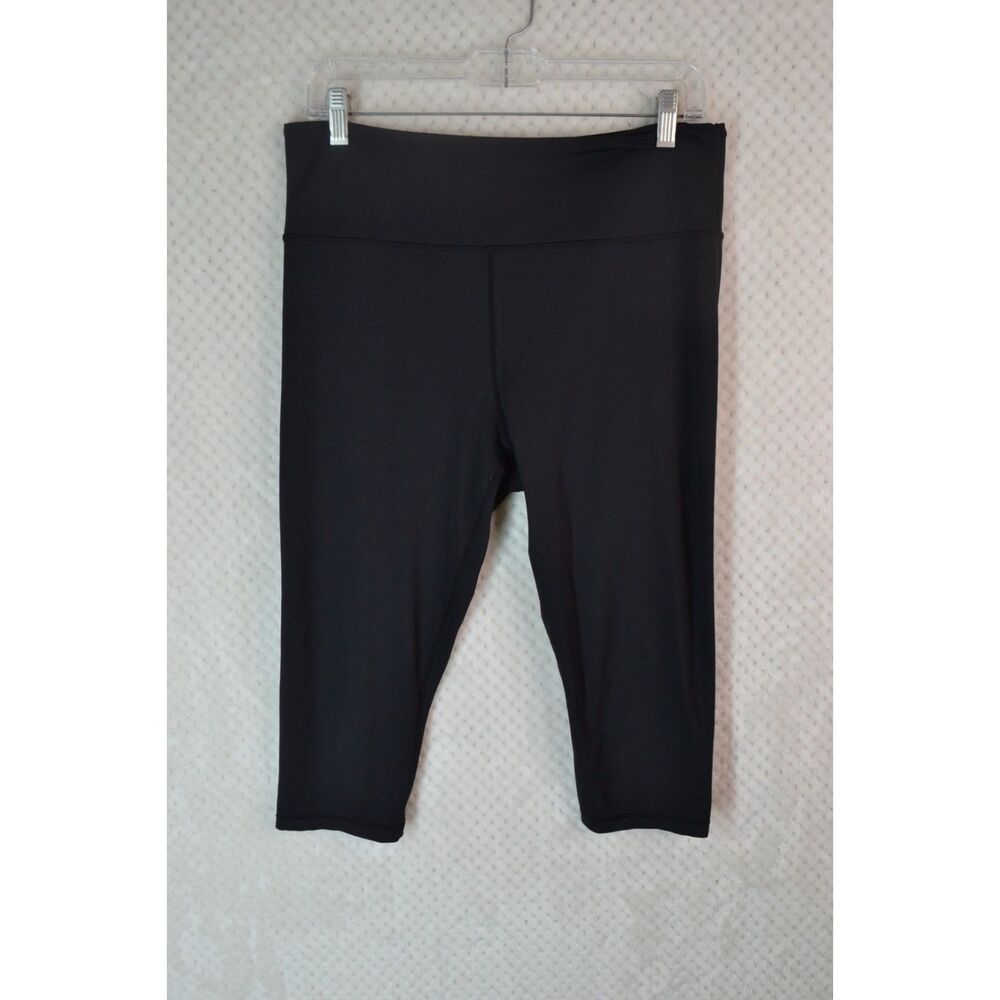 Zyia Active Women's 14-16 Black Capri Leggings